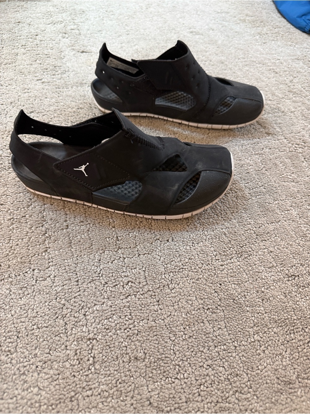 Jordan Black Athletic Slip-On Sneakers